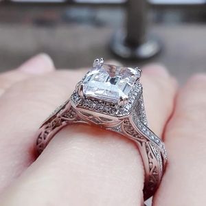 Beautiful 2.52ct Diamond Cz Engagement Ring 9 wedding gift